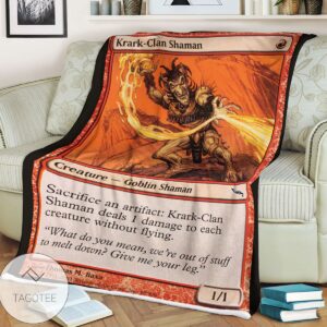 Mrd 98 Krark Clan Shaman Magic The Gathering Mtg Blanket