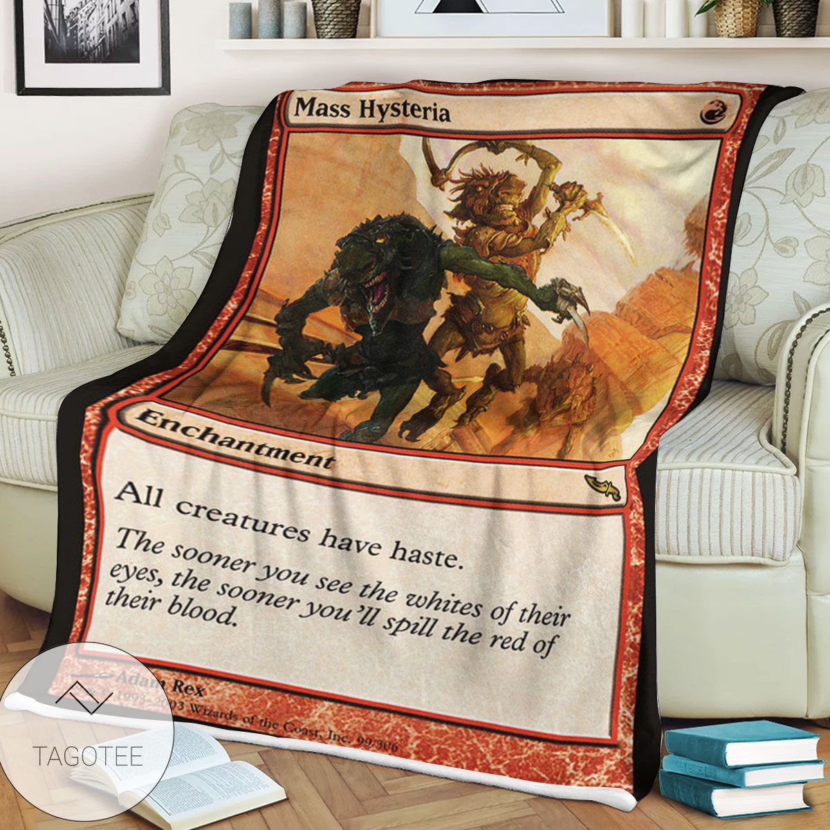 Mrd 99 Mass Hysteria Magic The Gathering Mtg Blanket Mrd 99 Mass Hysteria Magic The Gathering Mtg Blanket