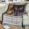 Mtg Card Game Dross Ripper Fleece Blanket