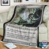 Mtg Card Game Gust Skimmer Fleece Blanket