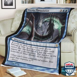 Mtg Game Mbs 27 Mitotic Manipulation Fleece Blanket