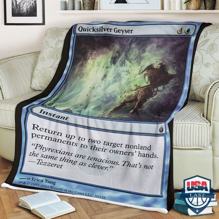 Mtg Game Mbs 30 Quicksilver Geyser Fleece Blanket Mtg Game Mbs 30 Quicksilver Geyser Fleece Blanket