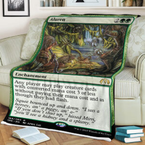 Mtg Magic The Gathering Aluren Blanket