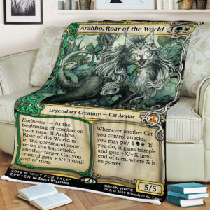 Mtg Magic The Gathering Arahbo Roar Of The World Blanket