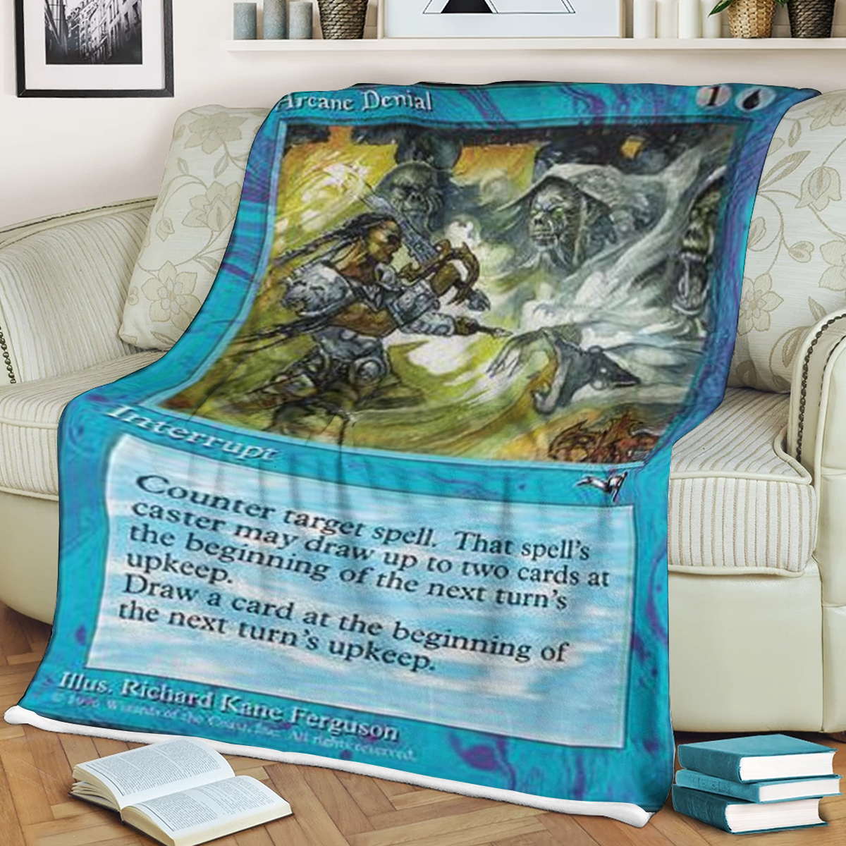 Mtg Magic The Gathering Arcane Denial Blanket Mtg Magic The Gathering Arcane Denial Blanket