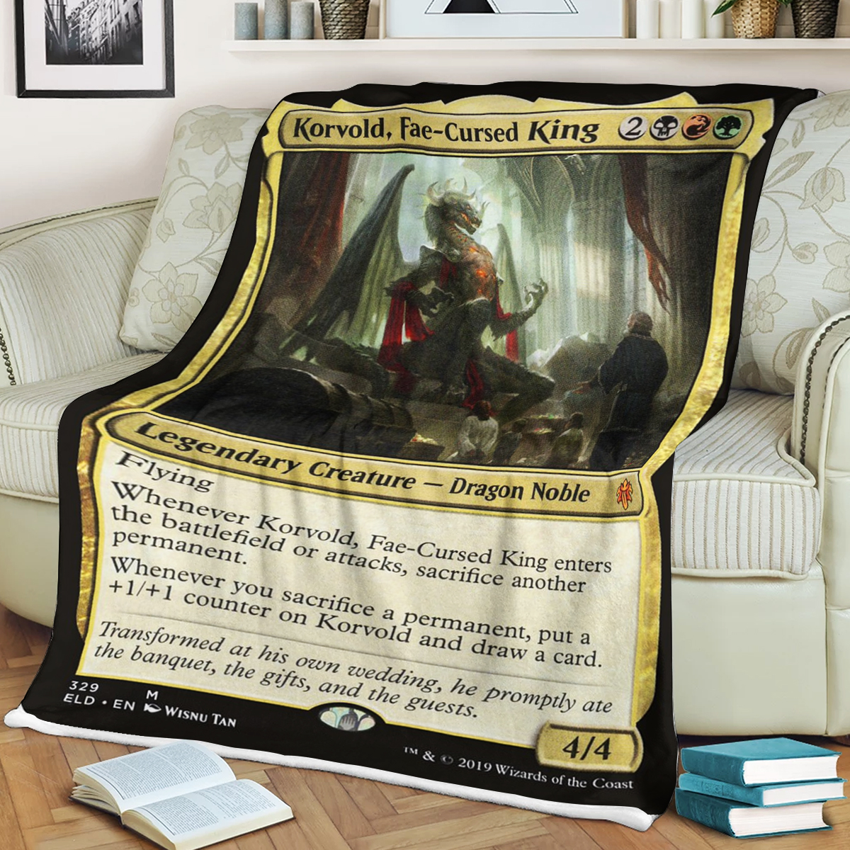 Mtg Magic The Gathering Korvold Faecursed King Blanket Mtg Magic The Gathering Korvold Faecursed King Blanket