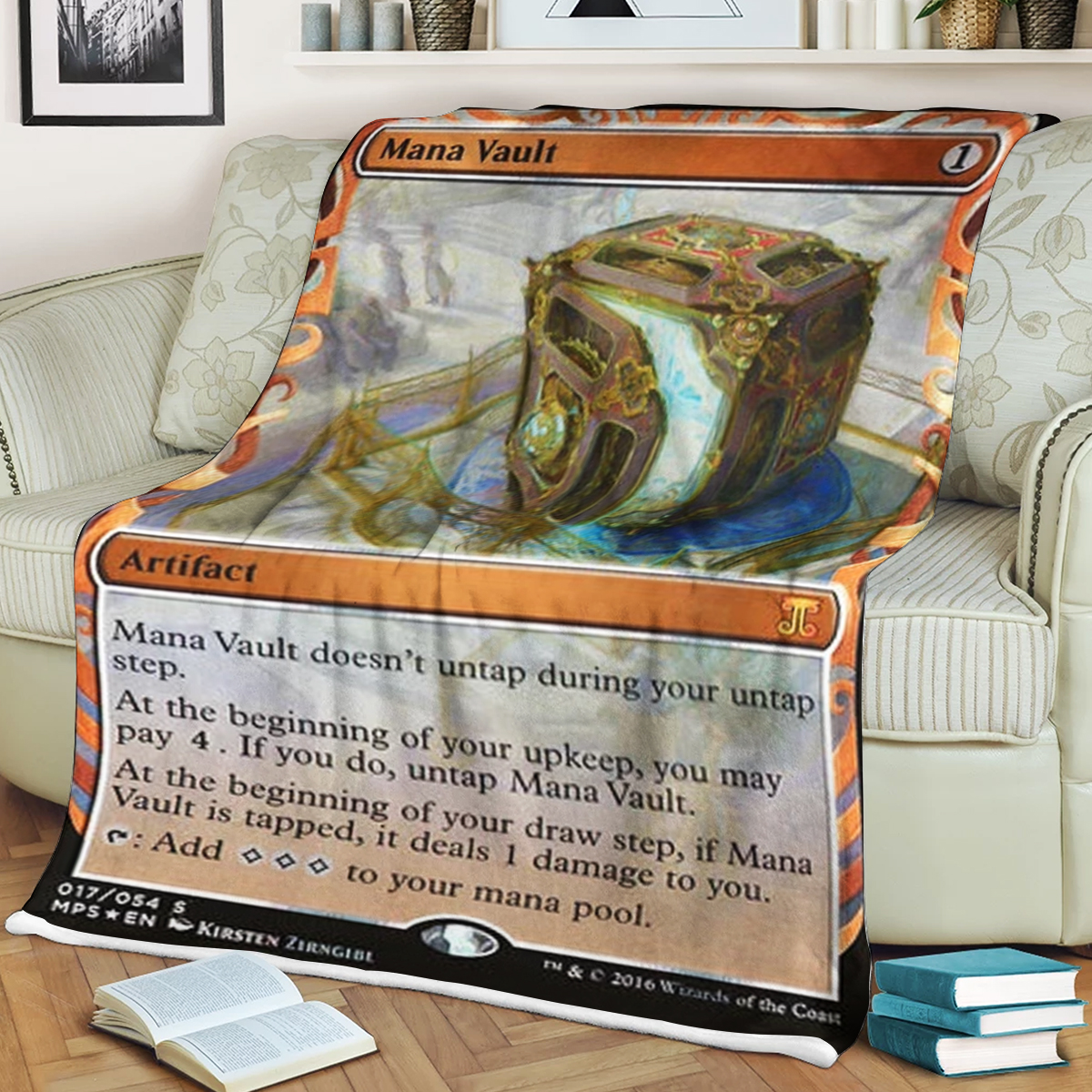 Mtg Magic The Gathering Mana Vault Kaladesh Inventions Blanket Mtg Magic The Gathering Mana Vault Kaladesh Inventions Blanket