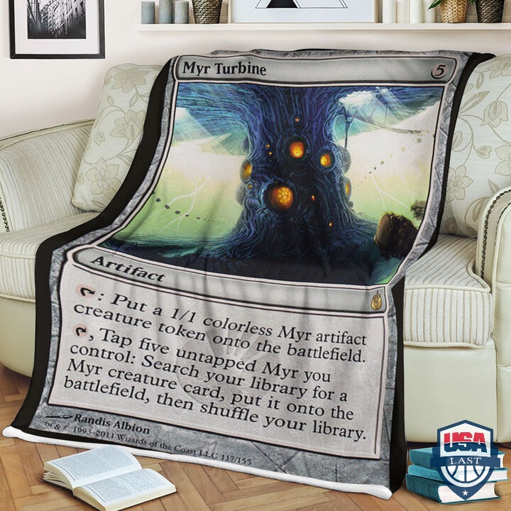 Mtg Magic The Gathering Myr Turbine Quilt Blanket Mtg Magic The Gathering Myr Turbine Quilt Blanket