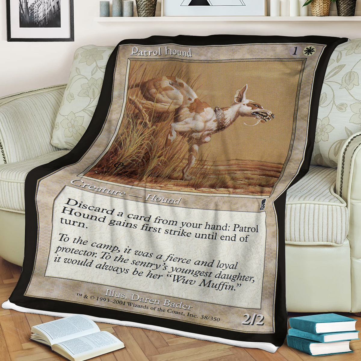 Mtg Magic The Gathering Patrol Hound Blanket Mtg Magic The Gathering Patrol Hound Blanket