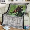 Mtg Magic The Gathering Phyrexian Digester Quilt Blanket