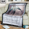 Mtg Magic The Gathering Platinum Angel Blanket