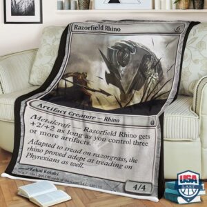 Mtg Mbs 127 Razorfield Rhino Blanket And Quilt