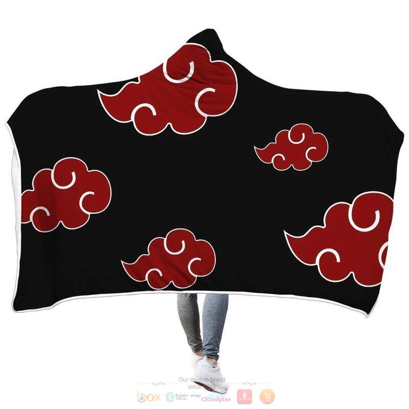 Naruto Akatsuki Cloak Hoodie Blanket Naruto Akatsuki Cloak Hoodie Blanket