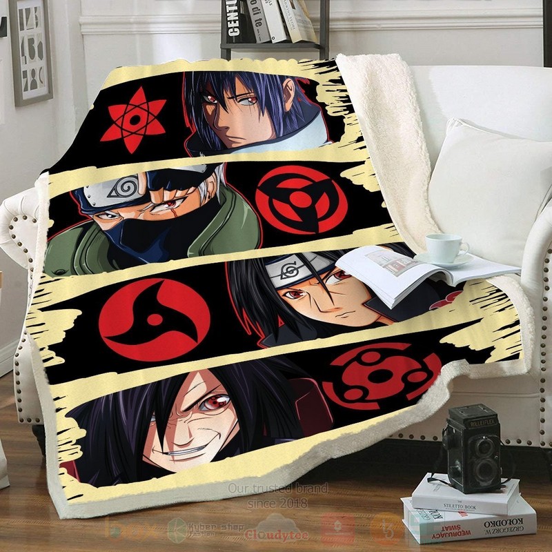 Naruto Custom Throw Blanket Naruto Custom Throw Blanket
