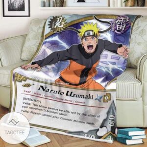 Naruto Uzumaki Anime Blanket Tagotee