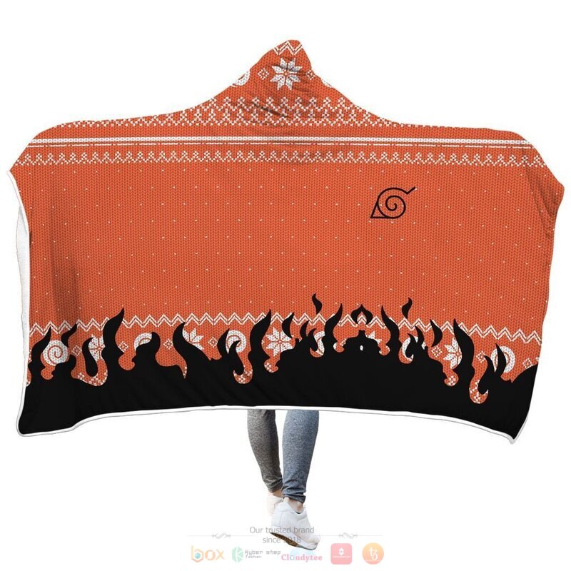 Naruto Uzumaki Christmas Hoodie Blanket Naruto Uzumaki Christmas Hoodie Blanket