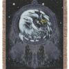 Native American Eagle Dreamcatcher Pattern Blanket