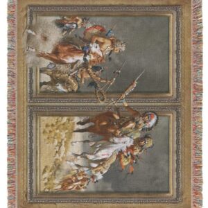 Native American War Pattern Blanket