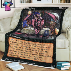 Nettling Imp Game Magic The Gathering Blanket