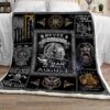Never Underestimate A Man Who Was Born In August Viking Blanket