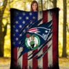 Nfl Boston Celtics New England Patriots Blanket
