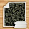 Nova Scotia Duck Tolling Retriever Camo Blanket