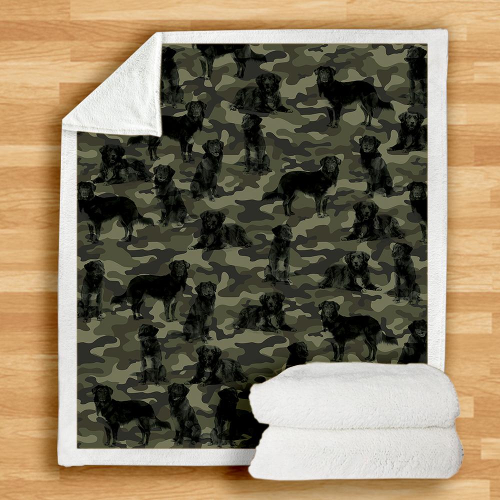 Nova Scotia Duck Tolling Retriever Camo Blanket Nova Scotia Duck Tolling Retriever Camo Blanket