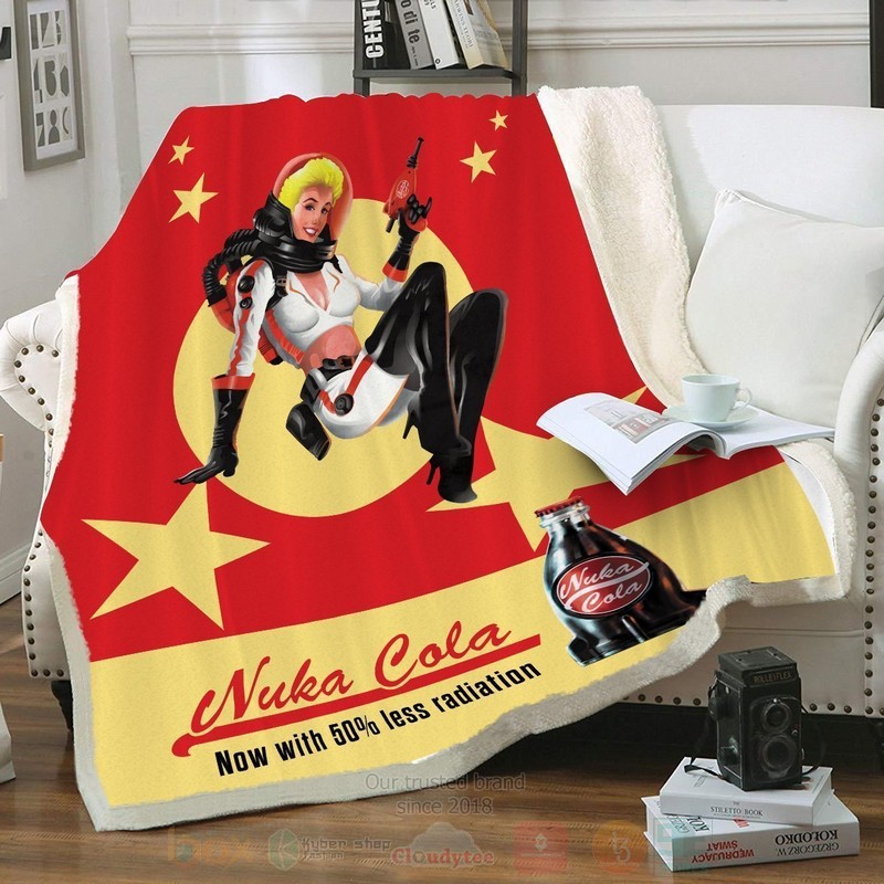Nuka Cola Custom Throw Blanket Nuka Cola Custom Throw Blanket