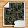 Old English Sheepdog Camo Blanket