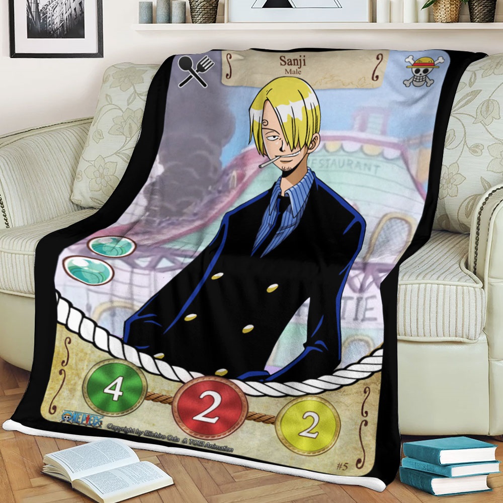 One Piece Sanji Blanket One Piece Sanji Blanket
