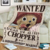 One Piece Wanted Dead Or Alive Chopper Blanket