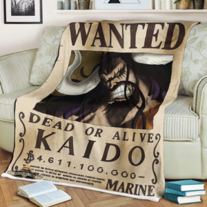 One Piece Wanted Dead Or Alive Kaido Blanket