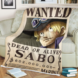 One Piece Wanted Dead Or Alive Sabo Blanket