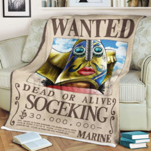 One Piece Wanted Dead Or Alive Sogeking Blanket