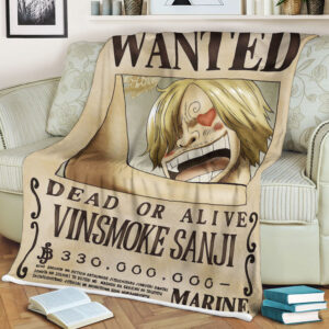 One Piece Wanted Dead Or Alive Vinsmoke Sanji Blanket