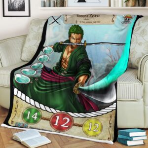 One Piece Zoro Blanket