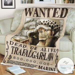 Op One Piece Law 27S Wanted Blanket