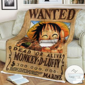 Op One Piece Luffy Blanket Tagotee