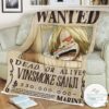 Op One Piece Sanji 27S Current Wanted Blanket