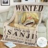 Op One Piece Sanji Only Alive Blanket Tagotee