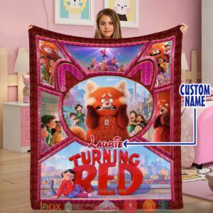 Personalized Disney Pixar Turning Red Blanket