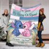 Personalized Ohana Stitch Im Yours No Returns Or Refunds Blanket