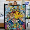 Personalized Pokemon Anime Movie Blanket