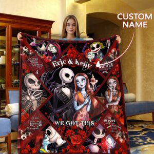 Personalized Sally And Jack We Got This Blanket