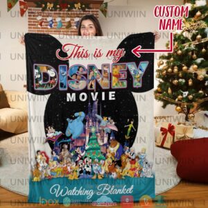Personalized This Is My Disney Movie Watching Blanket