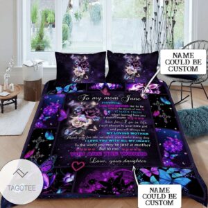 Personalized To My Mom Everything I Am You Helped Me To Be Blanket Tagotee
