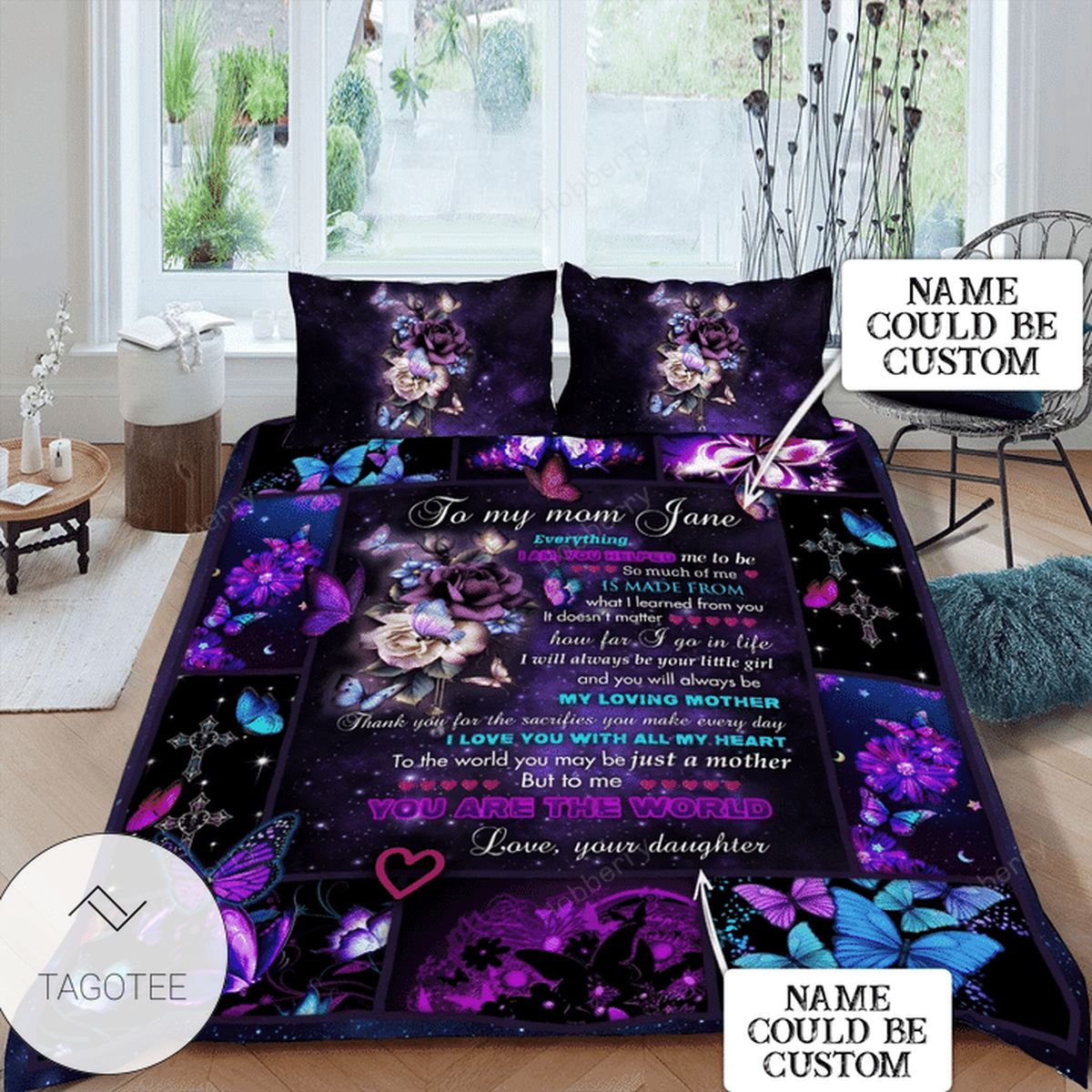 Personalized To My Mom Everything I Am You Helped Me To Be Blanket Tagotee Personalized To My Mom Everything I Am You Helped Me To Be Blanket Tagotee