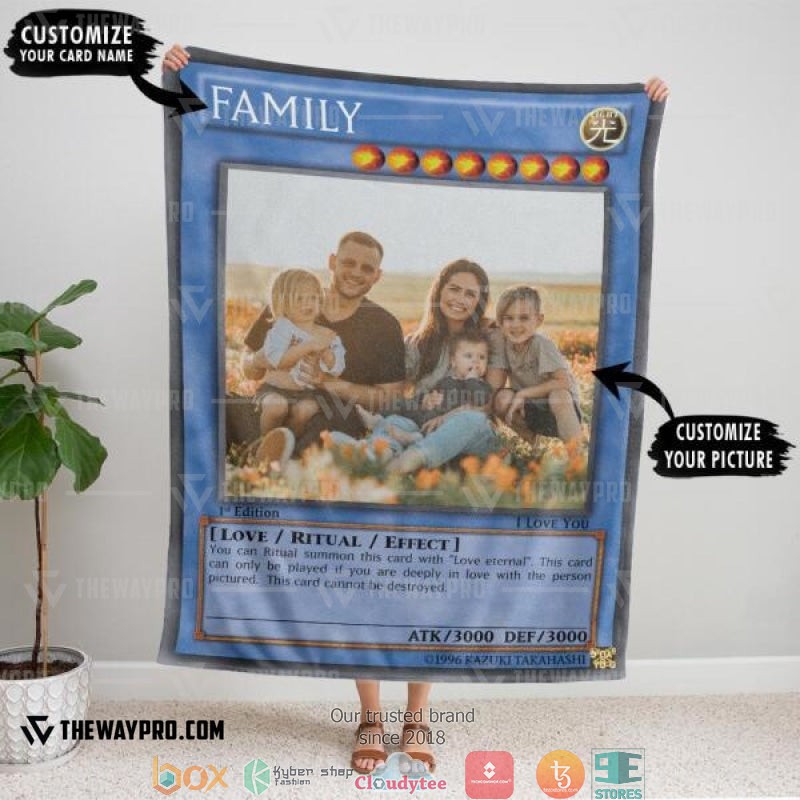 Personalized Yu Gi Oh Card Soft Blanket 2 Personalized Yu Gi Oh Card Soft Blanket 2