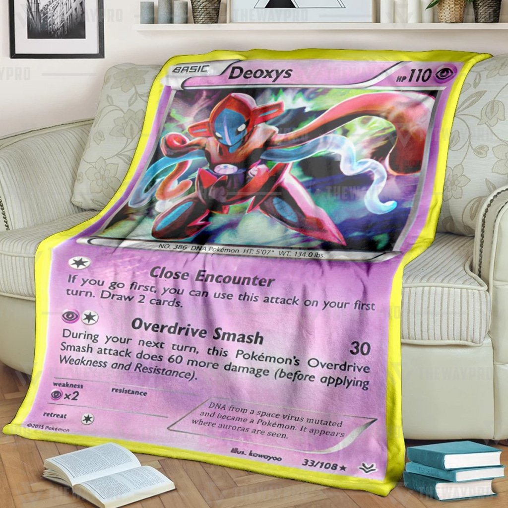 Pkm Deoxys Cosplay Blanket Pkm Deoxys Cosplay Blanket