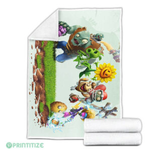 Plants Vs Zombies Gameplay Blanket